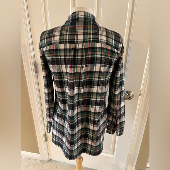 Madewell Plaid Boyfriend Button-Up Shirt-Size Small - Picture 2 of 5